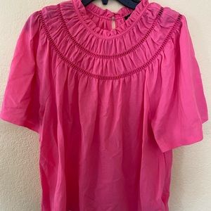 Pink Ann Taylor top xl